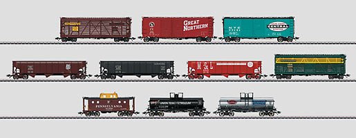 US- Güterwagen Set