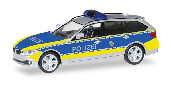 Herpa 092432 Spur H0 BMW 3er Touring "Polizei Nordrhein-Westfalen"