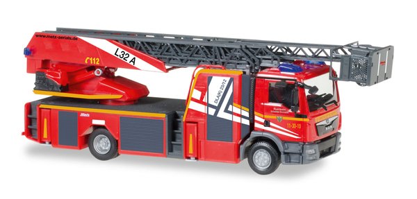 Herpa 092685 MAN TGM Metz Drehleiter XS "Feuerwehr Goslar"