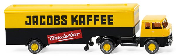 Wiking 051321 Spur H0 1/87 Koffersattelzug (Henschel HS 14/16) "Jacobs Kaffee"