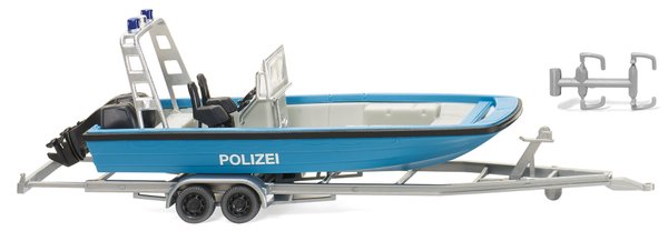 Wiking 009545 H0 Polizei - Mehrzweckboot MZB 72 (Lehmar)