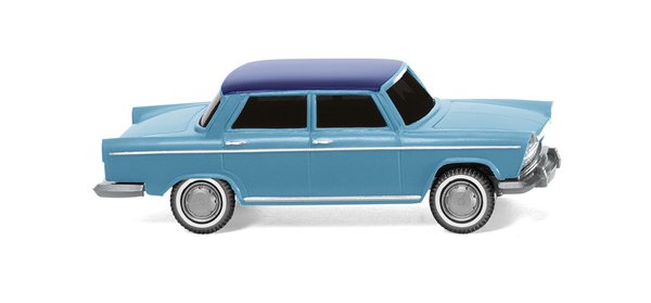 Wiking 009003 H0 Fiat 1800 - pastellblau mit nachtblauem Dach