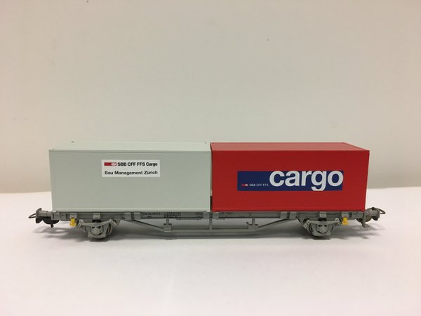Piko 59110-4 Spur H0 Containertragwagen der SBB mit 2 Containern