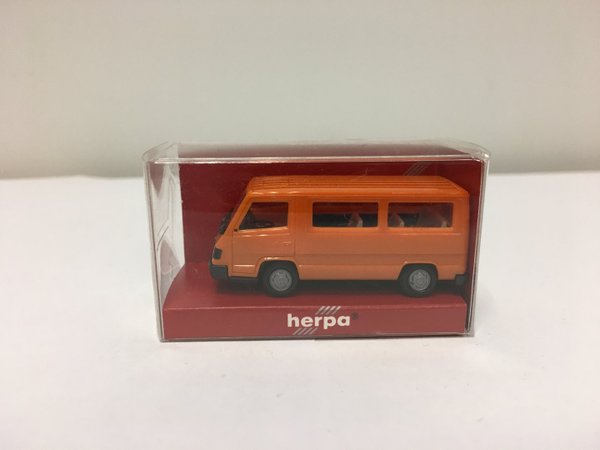 Herpa 041621 Spur H0 Mercedes Benz 100 D Bus orange