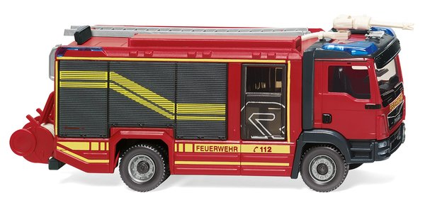 Wiking 061245 Spur H0 Feuerwehr - AT LF (MAN TGM Euro 6/Rosenbauer)