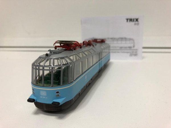 Trix 22191 Spur H0 Aussichtstriebwagen "Gläserner Zug" BR 491 der DB