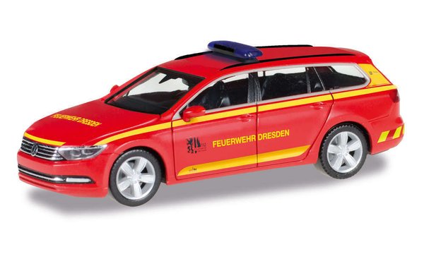 Herpa 095426 Spur H0 1/87 VW Passat Variant "Feuerwehr Dresden"