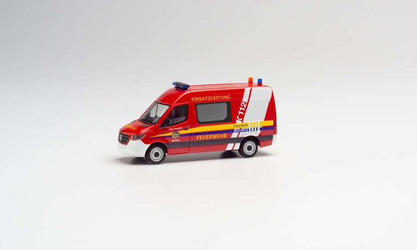 Herpa 095358 Spur H0 1/87 Mercedes-Benz Sprinter 18 Kasten HD "Freiwillige Feuerwehr Meersburg"