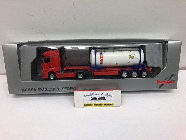 Herpa 904896 Spur H0 1/87 Mercedes Benz Actros Bigspace Container Sattelzug "TAL"