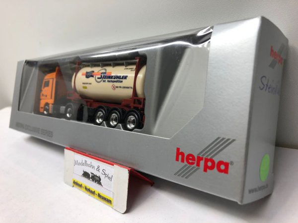 Herpa 908061 Spur H0 1/87 MAN TGX XLX Swapcontainer-Sattelzug "Steinkühler"