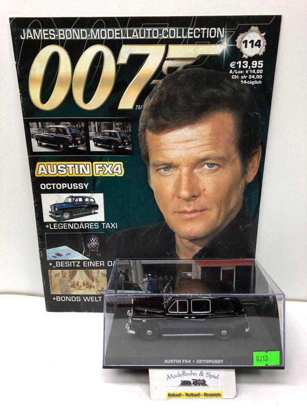 De Agostini #213 James Bond Modellautosammlung Nr. 114 Austin FX4