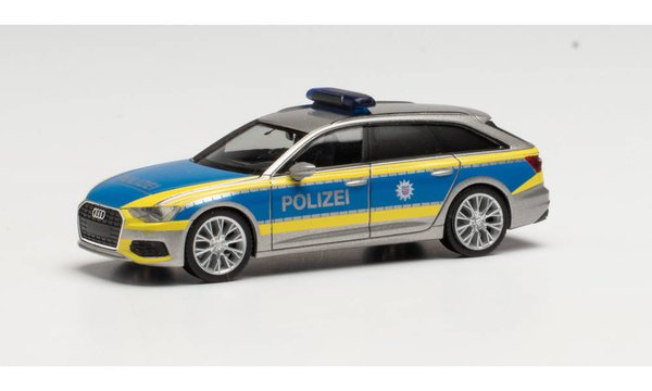 Herpa 096256 Spur H0 1/87 Audi A6 Avant „Polizei Thüringen“
