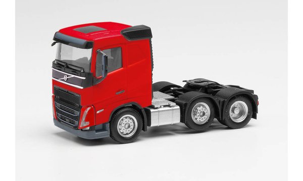Herpa 313735 Spur H0 1/87 Volvo FH FD 2020 6x2 Zugmaschine, rot