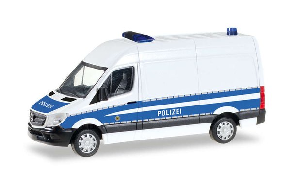 Herpa 093316 Spur H0 1/87 Mercedes Benz Sprinter Kasten HD "Bundespolizei"