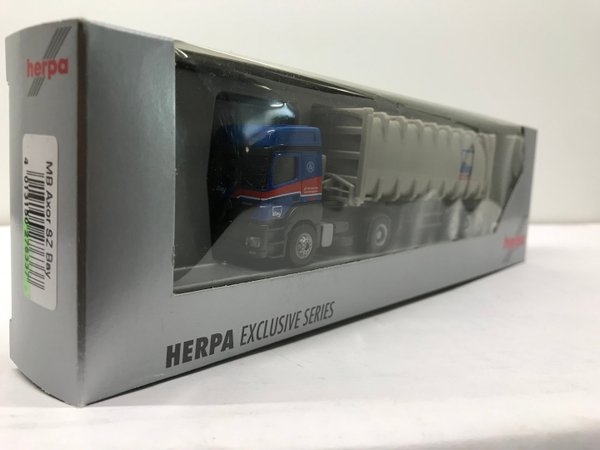 Herpa 276337 Spur H0 1/87 Mercedes Benz Axor Container SZ m. Bulkcontainer "Bay"