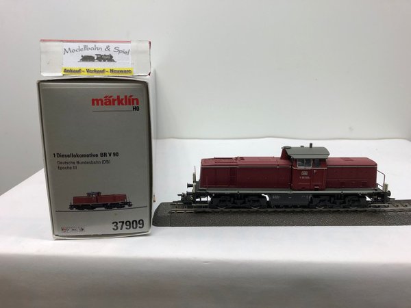 Märklin 37909 Spur H0 1/87 Diesellokomotive BR V90 Digital mfx+ mit Sound und Telex