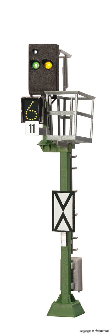 Viessmann 4040 Spur H0 1/87 H0 Ks-Vorsignal mit Multiplex-Technologie